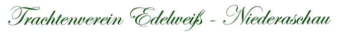 Trachtenverein Edelweiß Niederaschau Logo